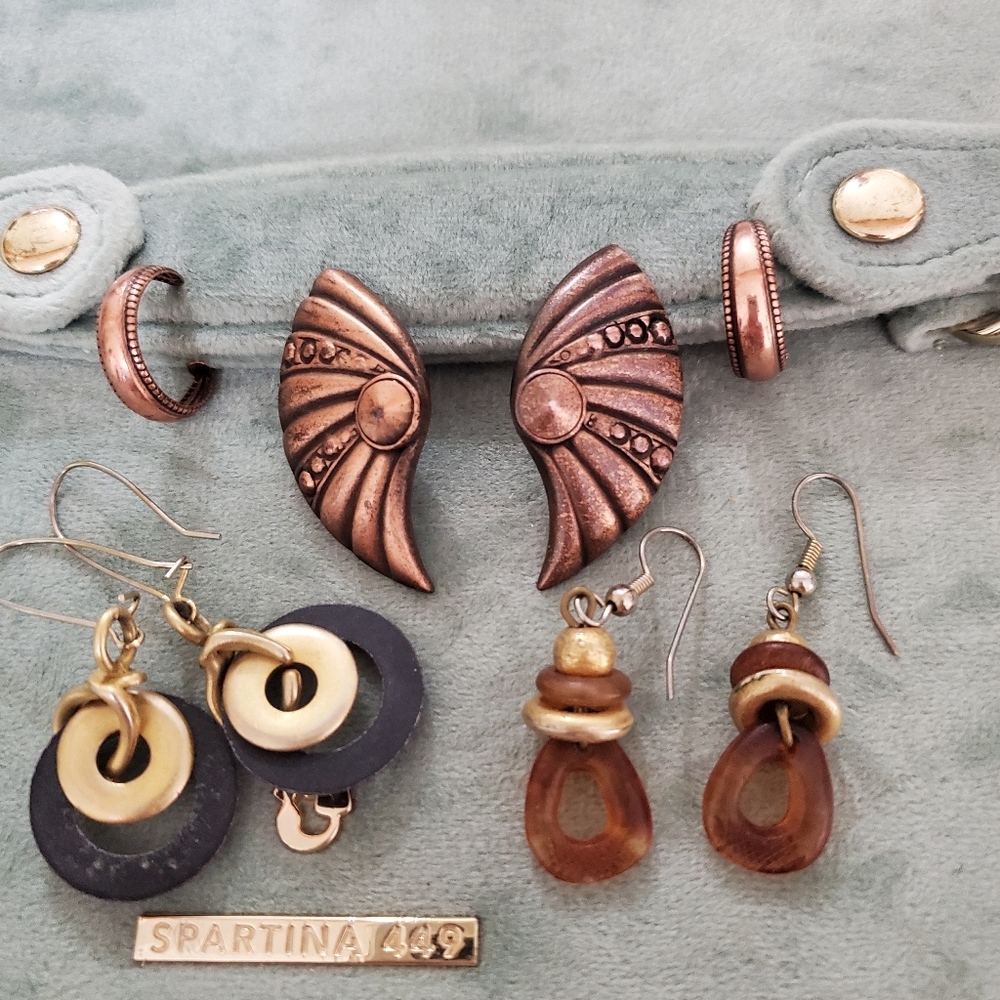 Vintage Copper Earring Collection